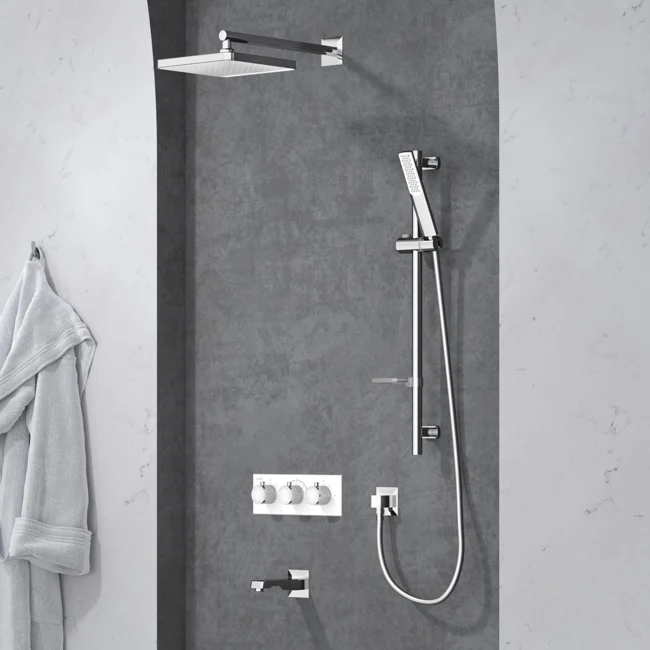 Ganj Sürgülü Duş Seti - Stick El Duşlu Siyah — 2. görünüm