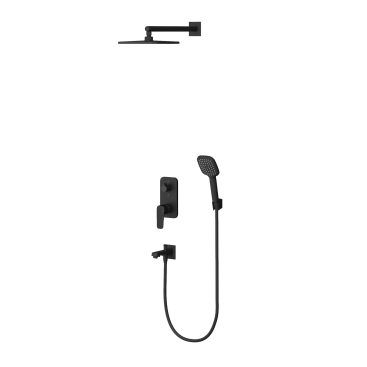 Agora 2+1 Yönlü Duş Batarya Seti Mix Siyah