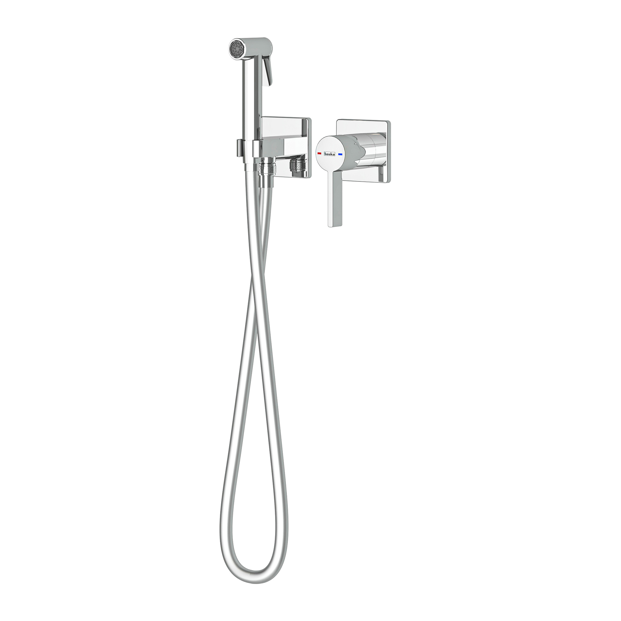 ALAX TERA Taharetmatik Batarya Krom - Çift Su Giriş