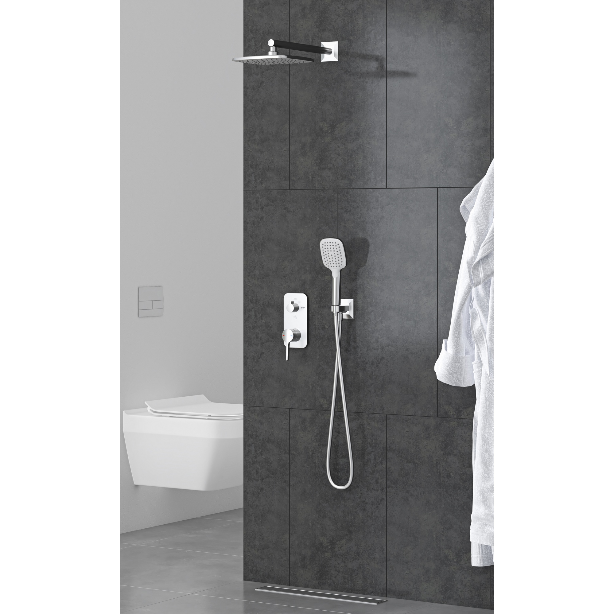 Alinda 2 Yönlü Duş Batarya Seti Mix