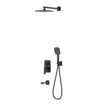 Anka 3 Yönlü Duş Batarya Seti Mix Siyah
