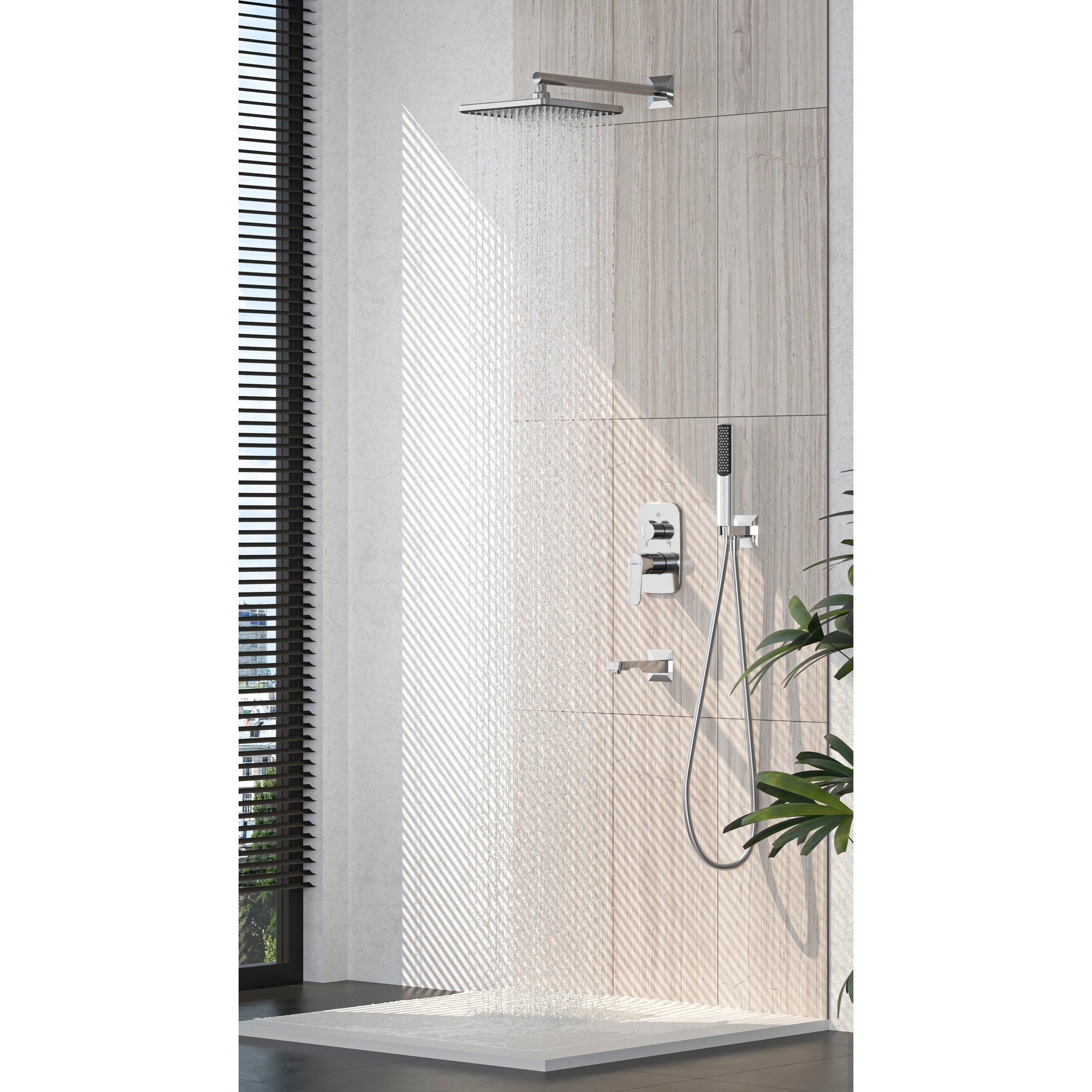 Anka 3 Yönlü Duş Batarya Seti Mix