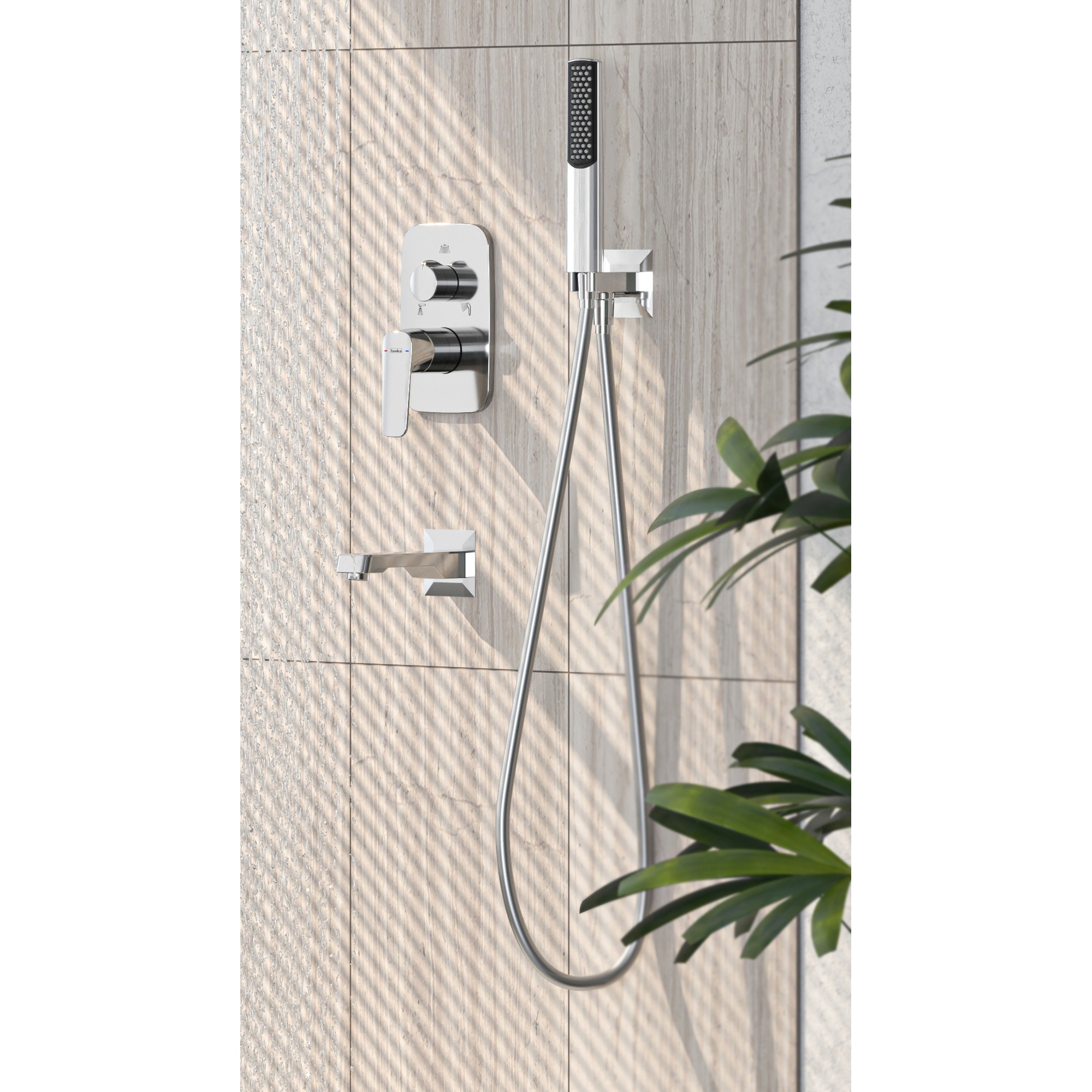 Anka 3 Yönlü Duş Batarya Seti Mix