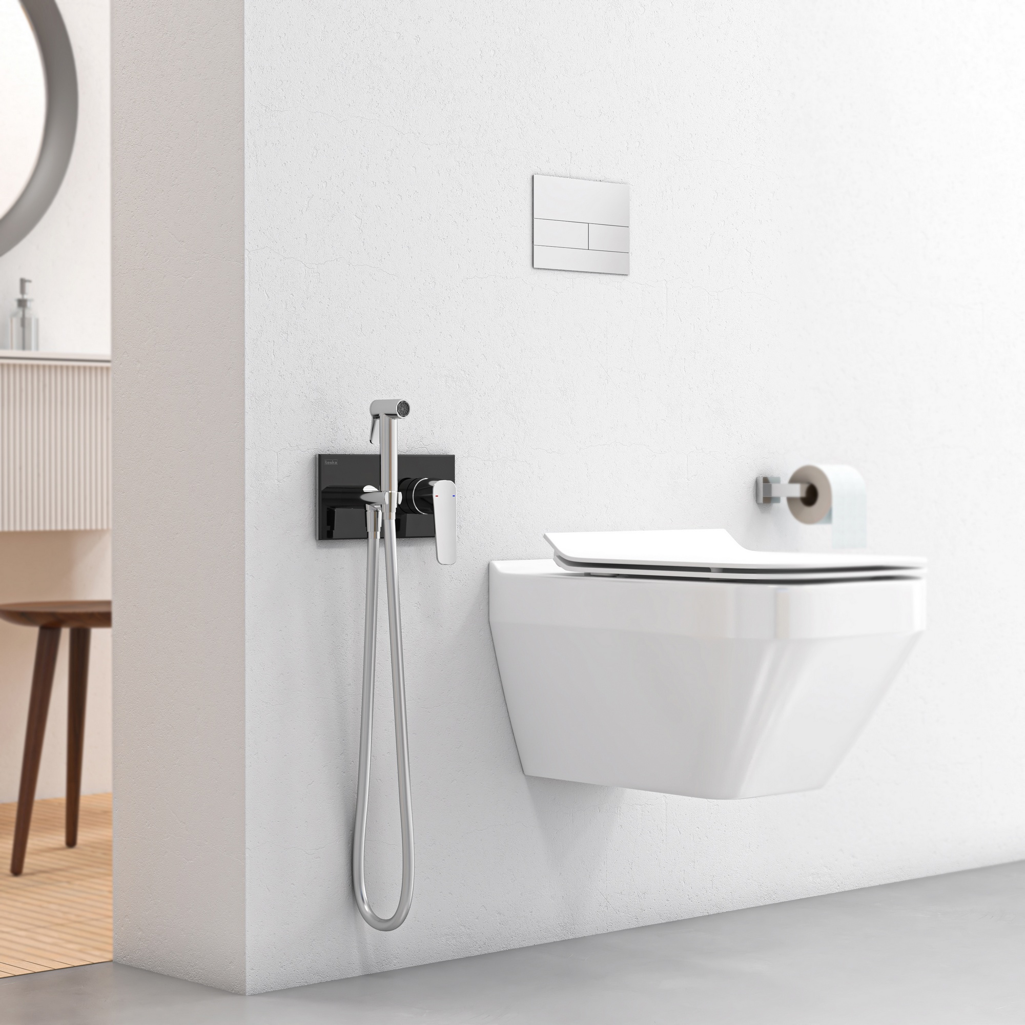 Elsa Taharetmatik Batarya Krom Siyah Cam