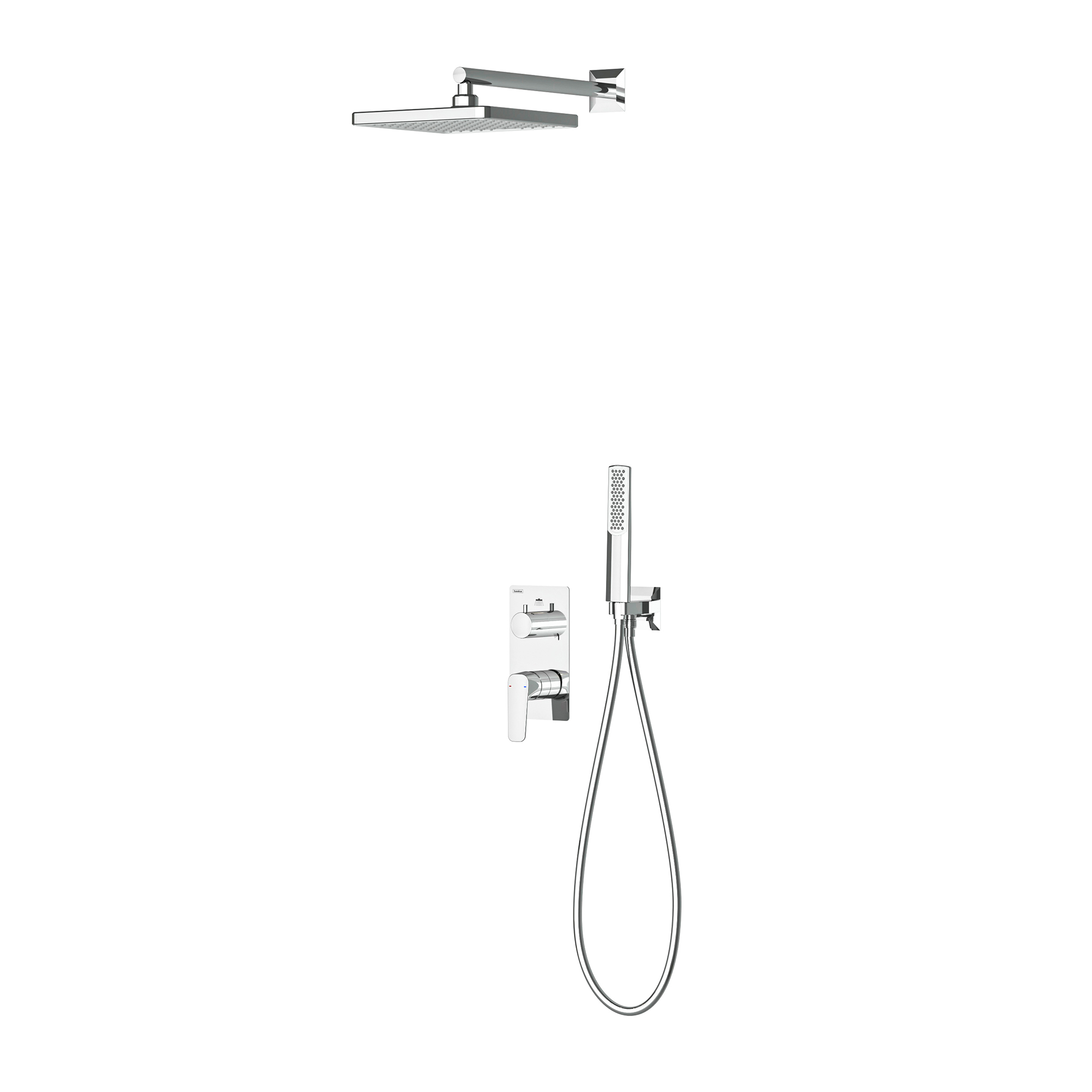 Ciera Pro 2 Yönlü Duş Batarya Seti Mix Krom