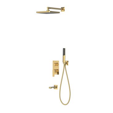 Ciera Pro 3 Yönlü Duş Batarya Seti Mix Altın