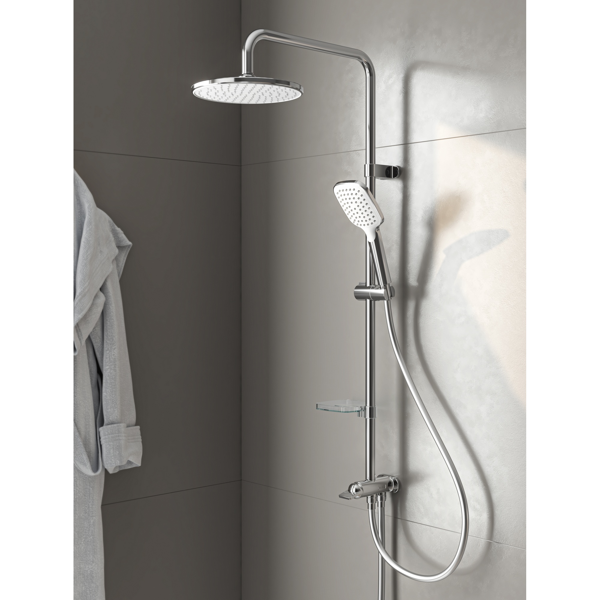 Joy 2 Yönlü Duş Robotu - Yuvarlak