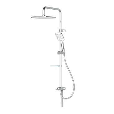 Joy 2 Yönlü Duş Robotu Krom - Kare