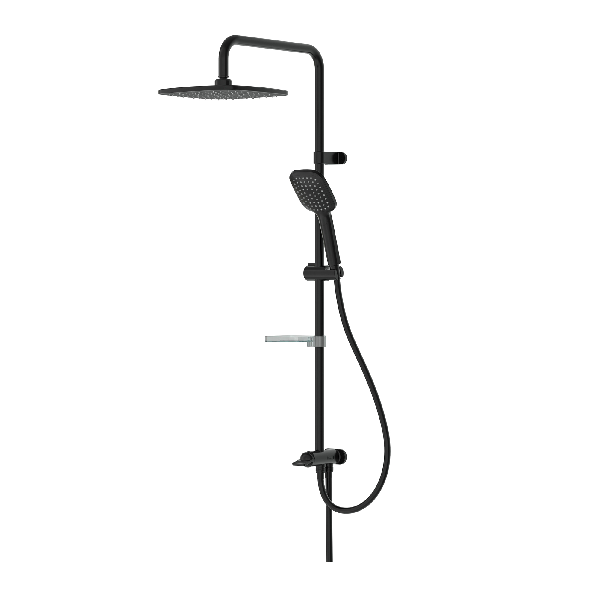 Joy 2 Yönlü Duş Robotu Siyah - Kare