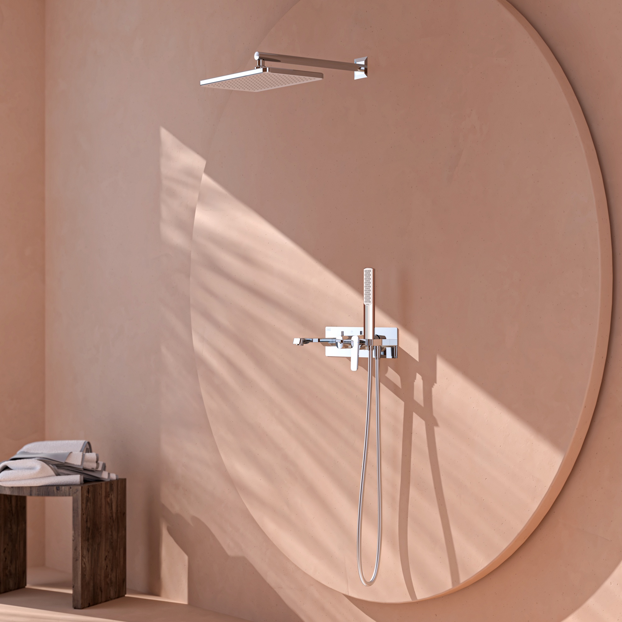 Life Pro 3 Yönlü Duş Batarya Seti Mix Krom