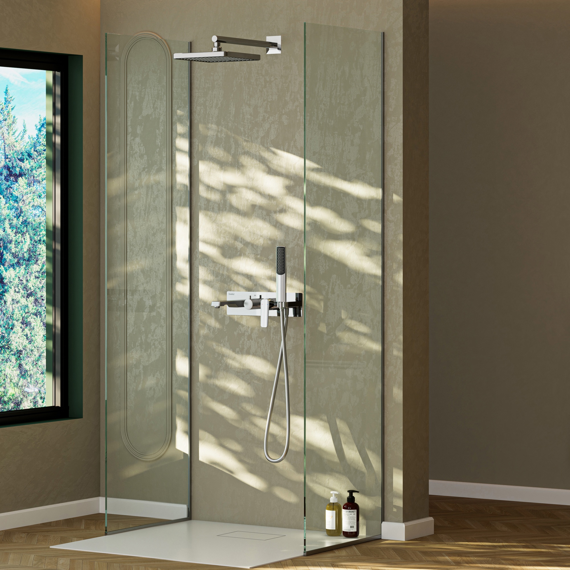 Life Pro 3 Yönlü Duş Batarya Seti Mix Krom