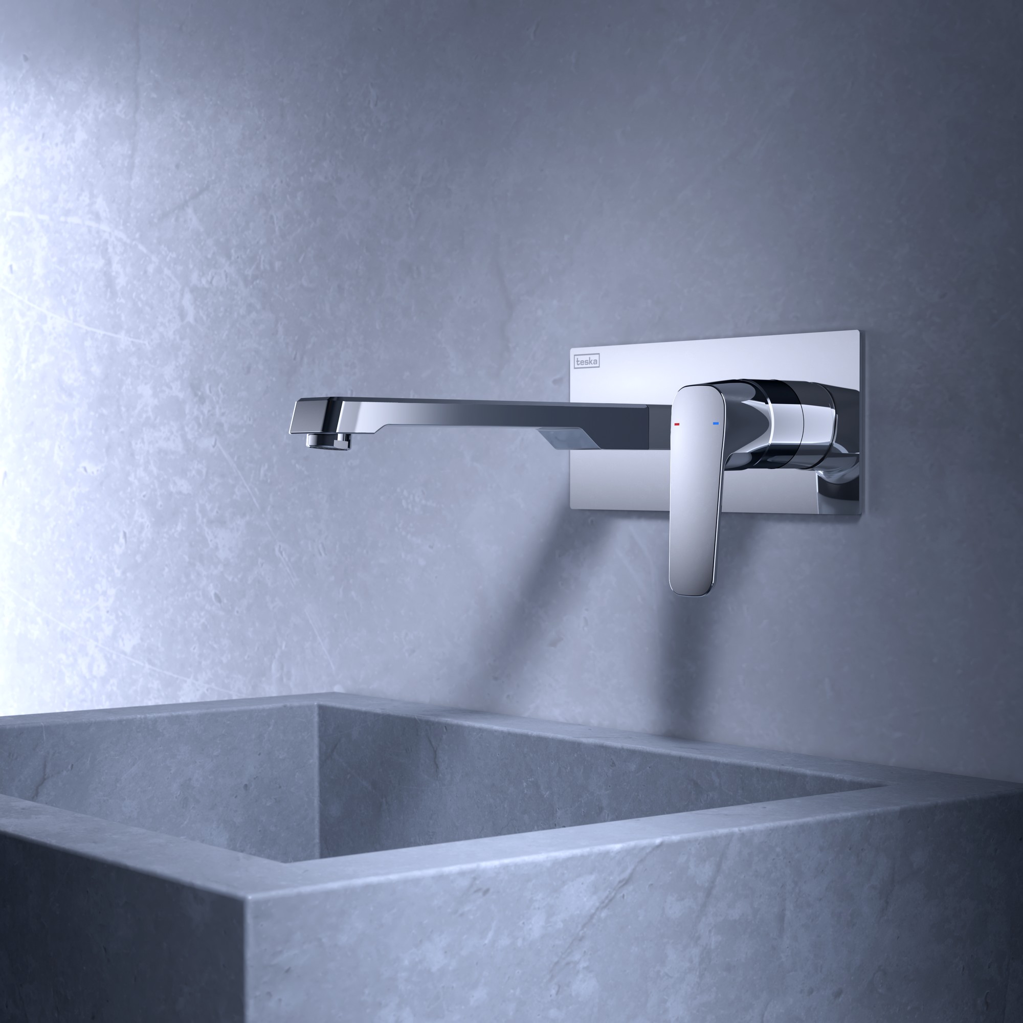 Quasar Pro Lavabo Bataryası Krom