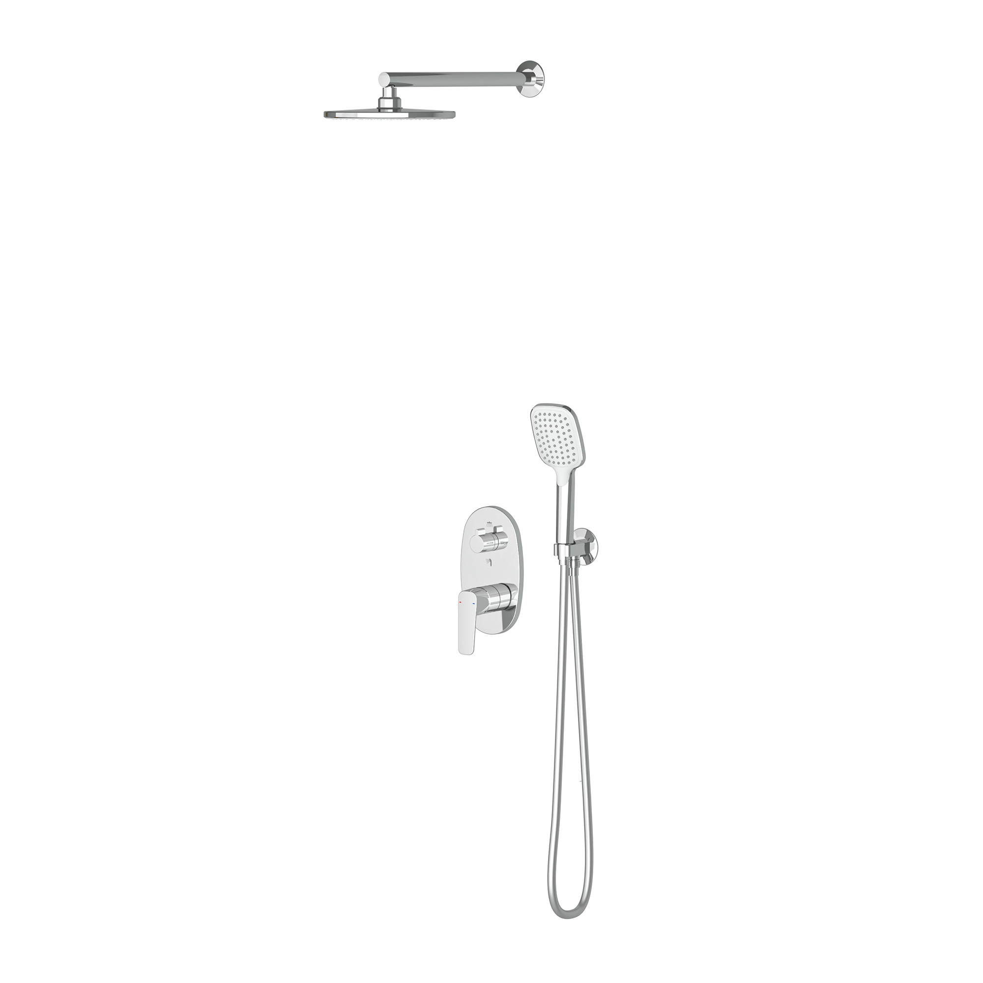 Sardes 2 Yönlü Duş Batarya Seti Mix Krom