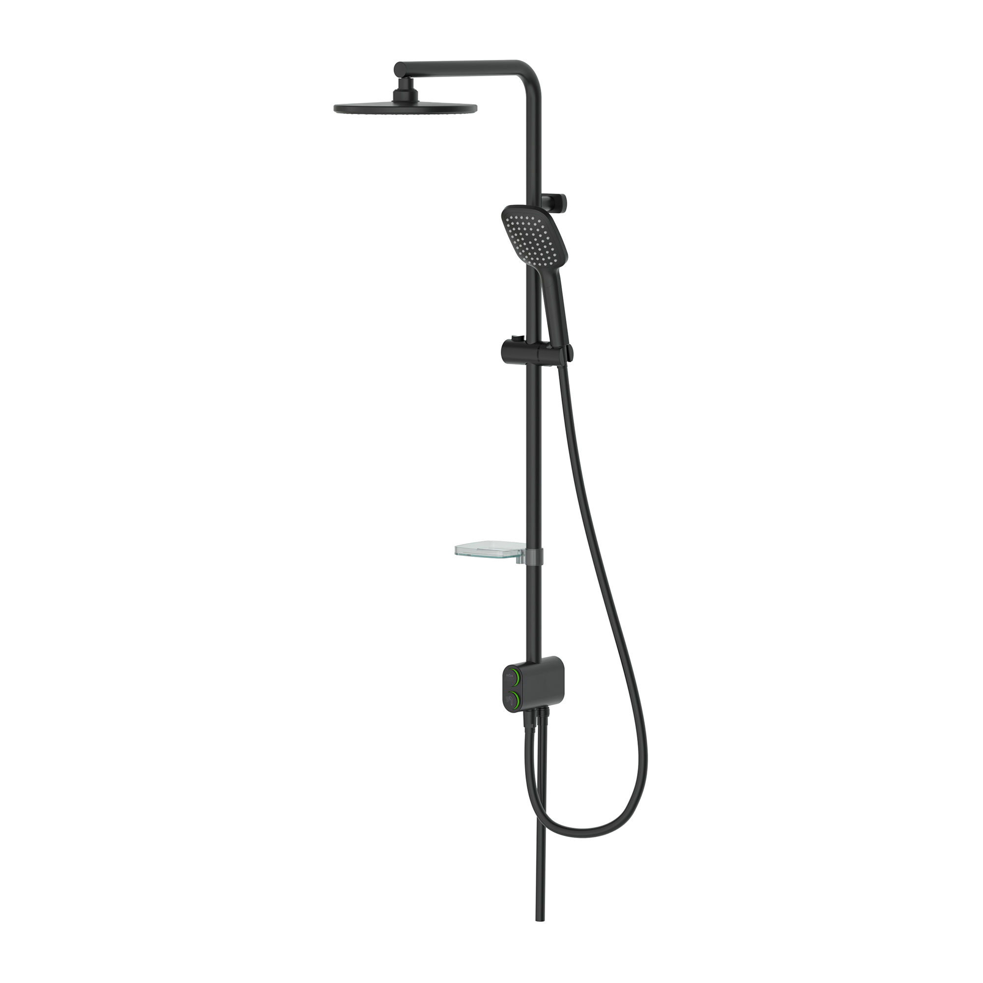 Tena 2 Yönlü Duş Robotu Siyah - Yuvarlak