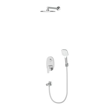 Tenedos 2+1 Yönlü Duş Batarya Seti Mix Krom